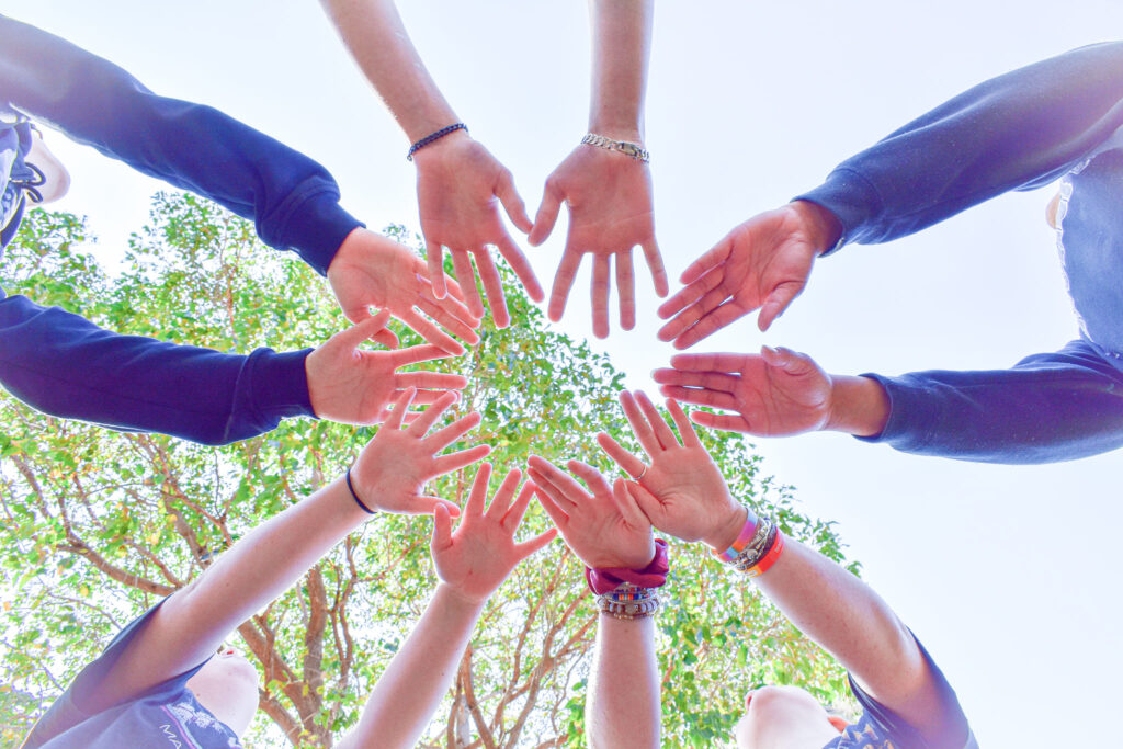 Working with a team in a vocational program
