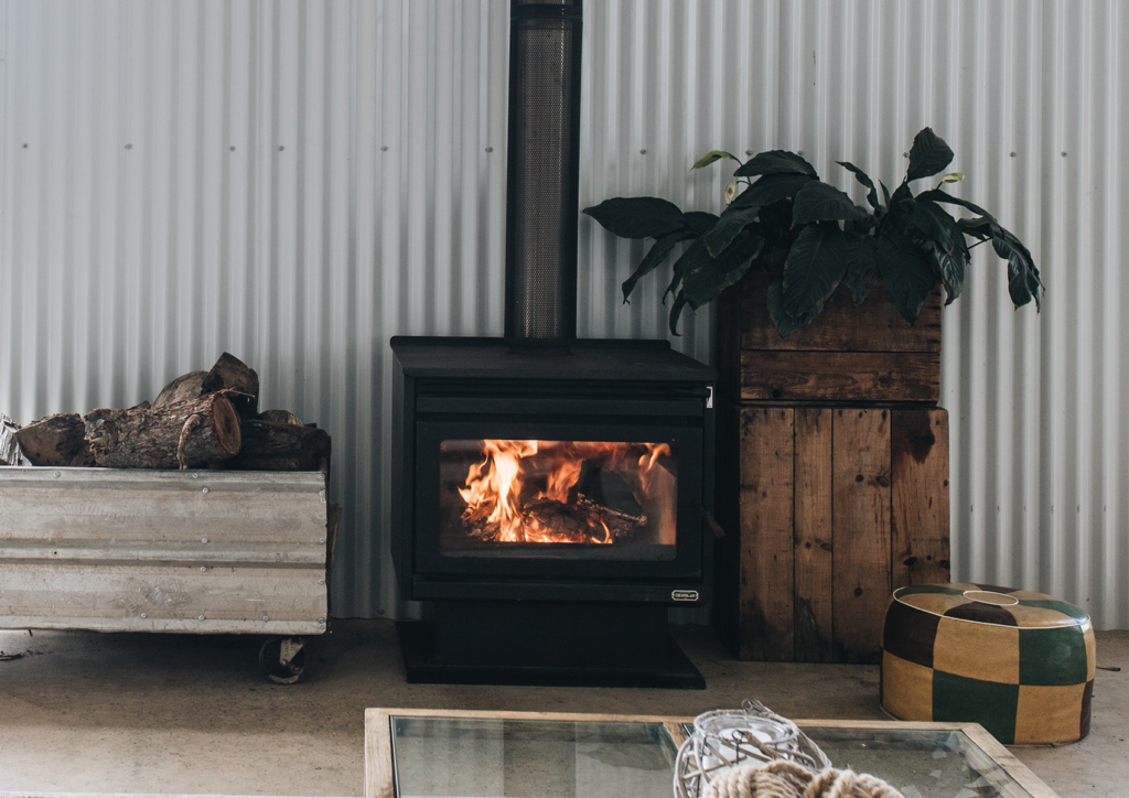Eco-friendly and stylish wood heater