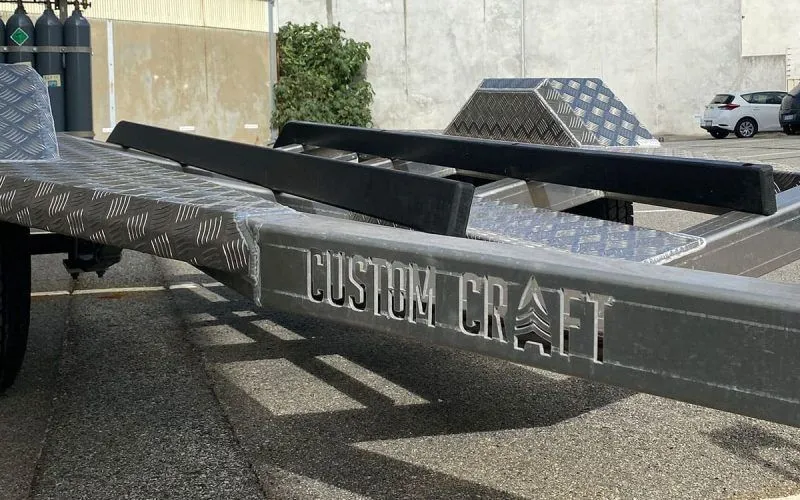 Sturdy mini jet boat trailer