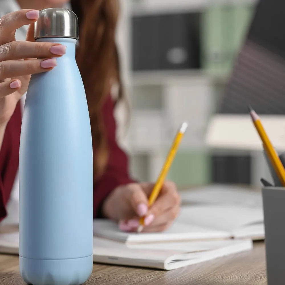 Customised-tumbler-as-a-holiday-gift-for employees at Custom Branded Workwear and Merchandise