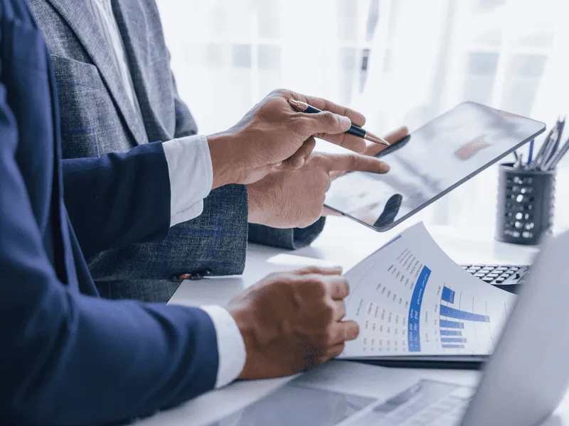 Asset-Finance-men-discussing-asset-management