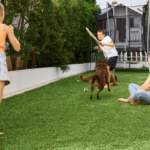 Australian-Lawn-Care-Family-playing-at-their-lawn