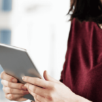 Brand-Messaging-Woman-checking-content-from-a-brand-600x400